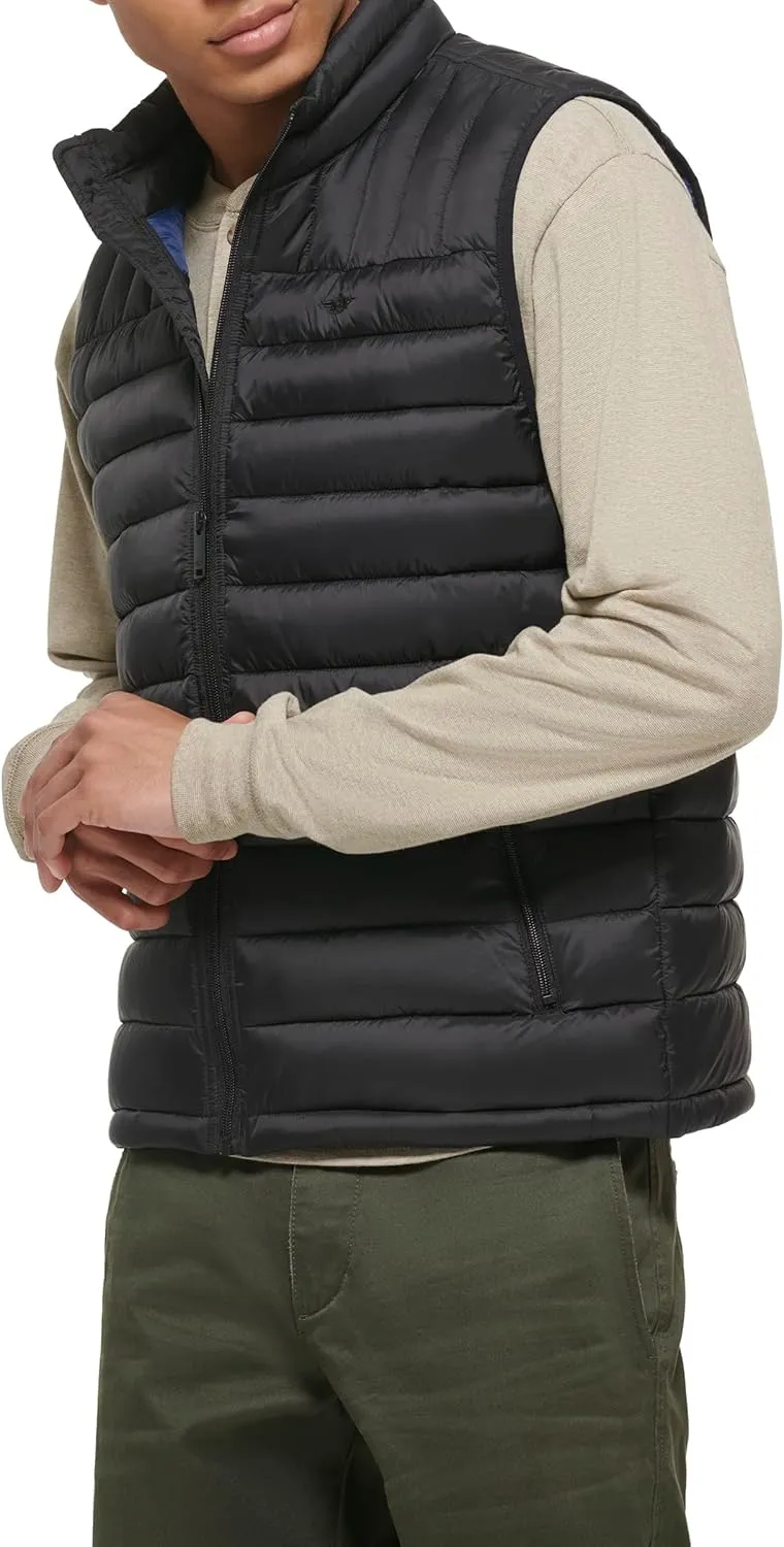 Dockers Men's Classic Ultra Loft Packable Puffer Vest