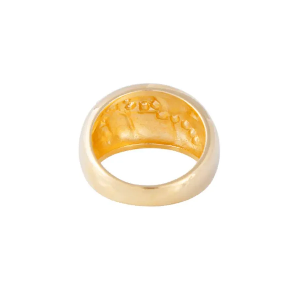 Fairley Pink Ombre Dome Ring