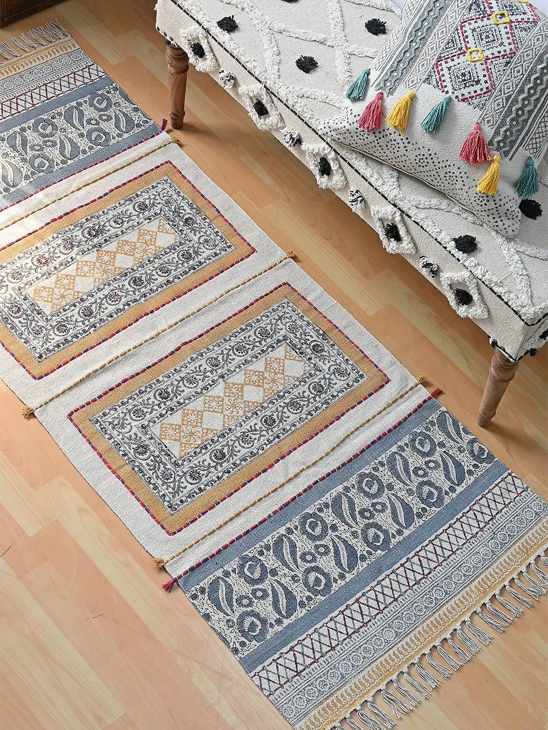 FREETOWN - BLOCK PRINTED FLOOR RUNNER