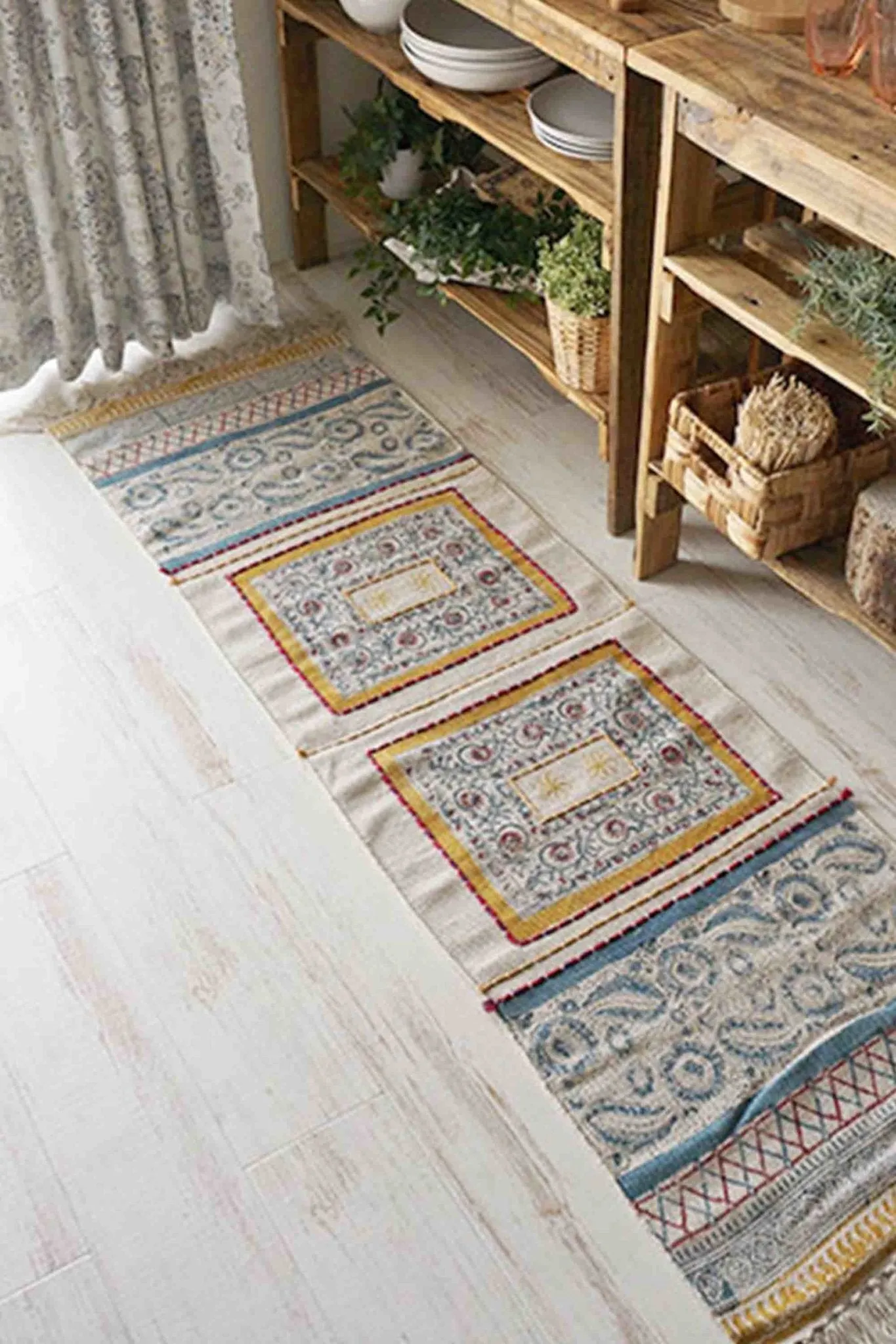 FREETOWN - BLOCK PRINTED FLOOR RUNNER