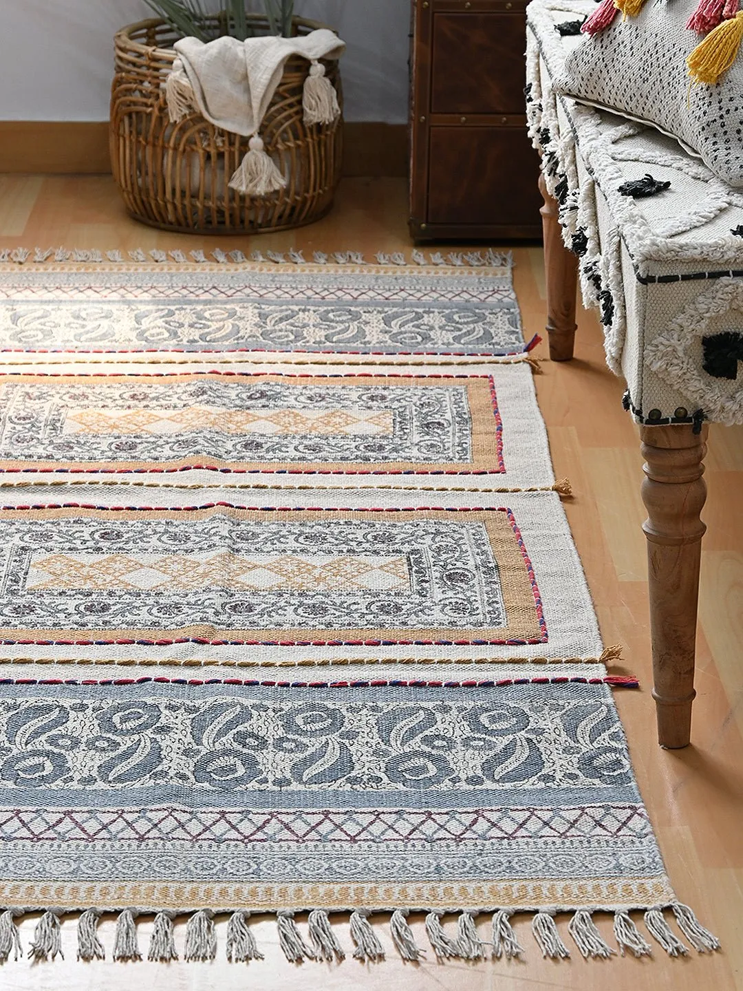 FREETOWN - BLOCK PRINTED FLOOR RUNNER