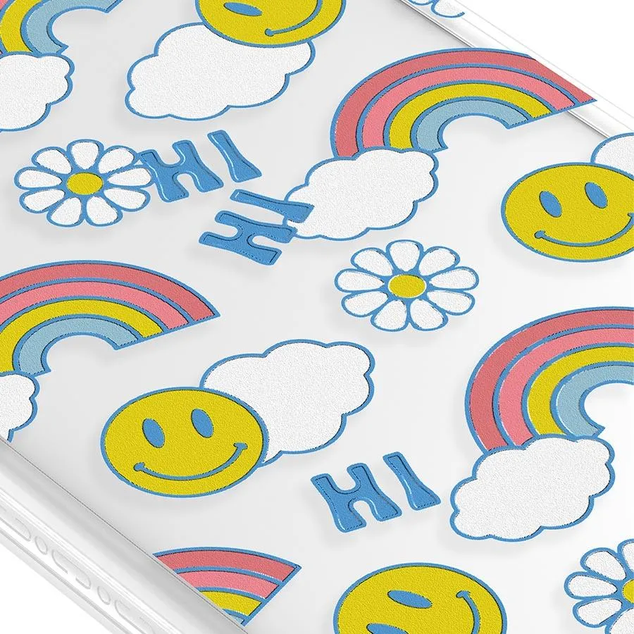 iPhone 12 Hi There Rainbow Phone Case Magsafe Compatible
