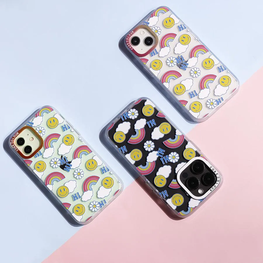iPhone 12 Hi There Rainbow Phone Case Magsafe Compatible