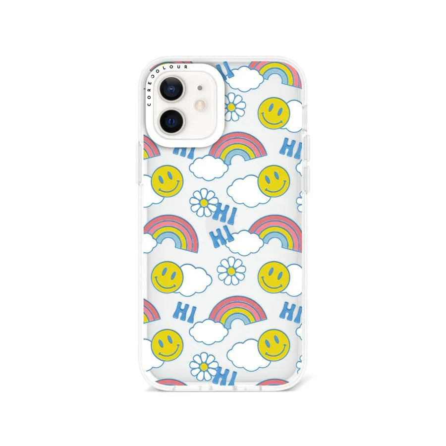 iPhone 12 Hi There Rainbow Phone Case Magsafe Compatible