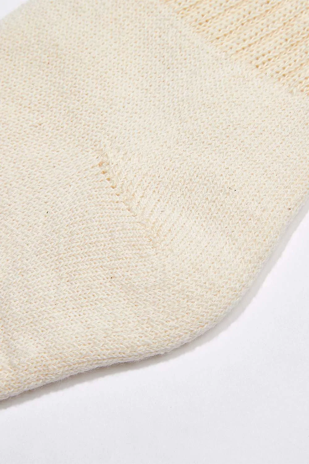 Men's 6 Pack Organic Cotton Socks Natural-White Ankle