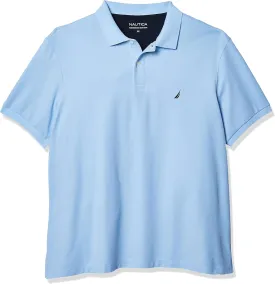 Nautica Men's Big and Tall Short Sleeve Solid Deck Polo Shirt