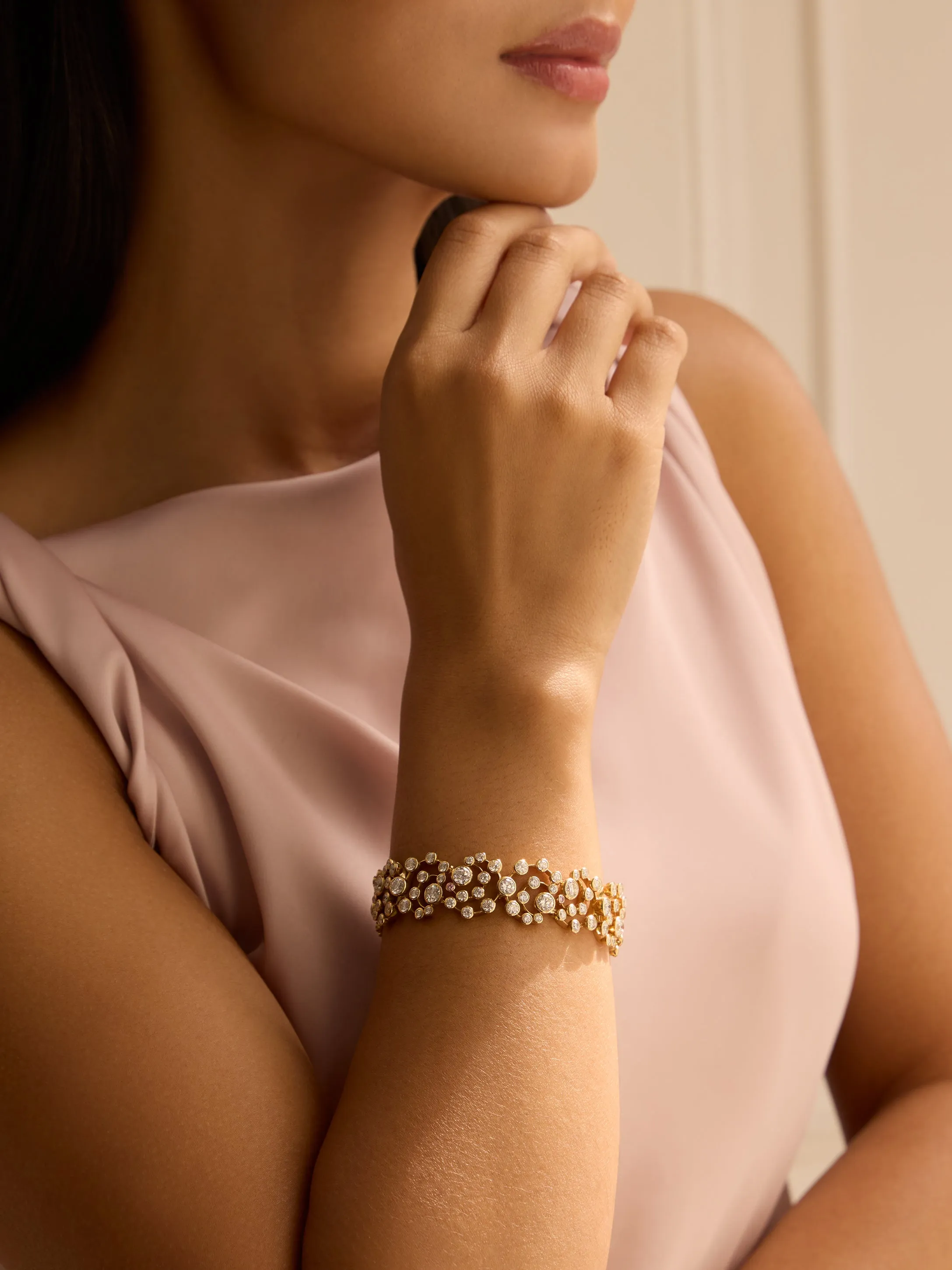 Raindance Chelsea Yellow Gold Diamond Bracelet