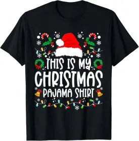 This Is My Christmas Pajama Shirt Family Matching Christmas T-Shirt