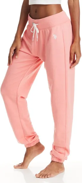 U.S. Polo Assn. Womens Sweatpants - French Terry Lounge Pants Sweats - Breathable, Comfy Joggers for Women No Pockets